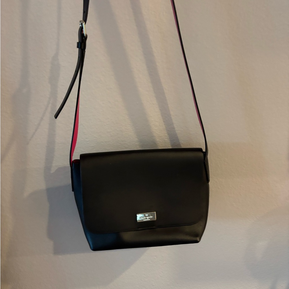 Kate Spade Black Leather Crossbody Bag